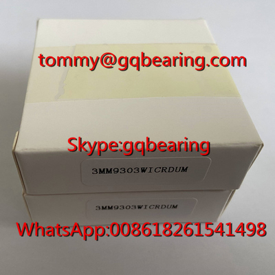 25 درجة زاوية الاتصال 3MM9303WICRDUM الغزلة زاوية الاتصال الكرة 17 * 30 * 7mm