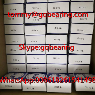 اليابان منشأ Gcr15 قفص الفولاذ SH202 فلنج حفرة عميقة حلق 15 * 47 * 11mm