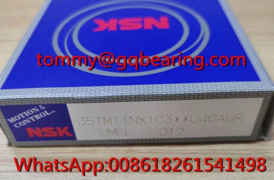 مواد الصلب Gcr15 NSK 35TM11NX1C3 U40AUR علبة التروس حفرة عميقة محمل كرة