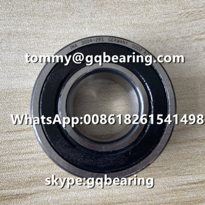 القفص البلاستيكي Gcr15 الفولاذ صف مزدوج محمل الكرة 3004-2RS