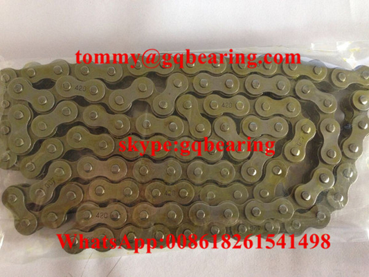 12.7mm Pitch 40MN 428H سلسلة الدراجات النارية المصفوفة بالنيكل سلسلة الصلب المقاوم للصدأ ISO9001