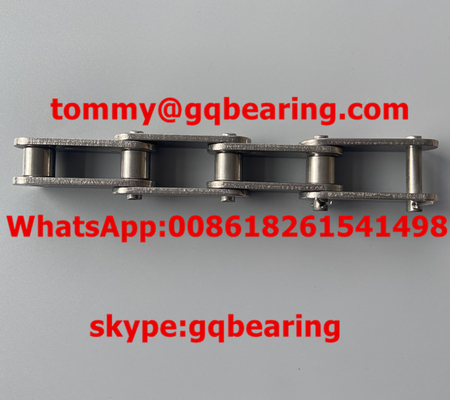 50.8mm SUS316 C2080H سلسلة ناقل مزدوجة المزاج سلسلة الفولاذ المقاوم للتآكل