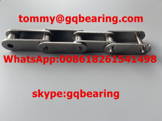 50.8mm SUS316 C2080H سلسلة ناقل مزدوجة المزاج سلسلة الفولاذ المقاوم للتآكل