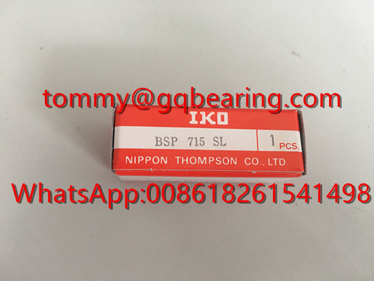 BSP715SL مكافحة التآكل محامل كرة خطي 4mm ارتفاع الزحف 7 * 4 * 15mm