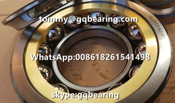 قفص النحاس الصلب أربع نقاط الاتصال الكرة تحمل 60mm ثقب QJ312N2MA