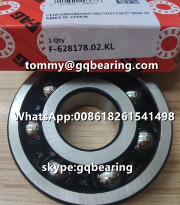 Gcr15 الفولاذ النوع المفتوح العمق حفرة حلقات الكرة FAG F-628178.02.KL 30x80x21ملم